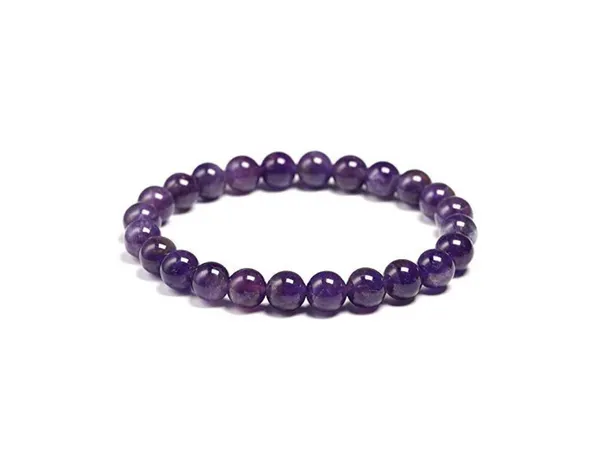 Purple_Crystal_Amethyst_Beaded_Bracelet_For_Unisex