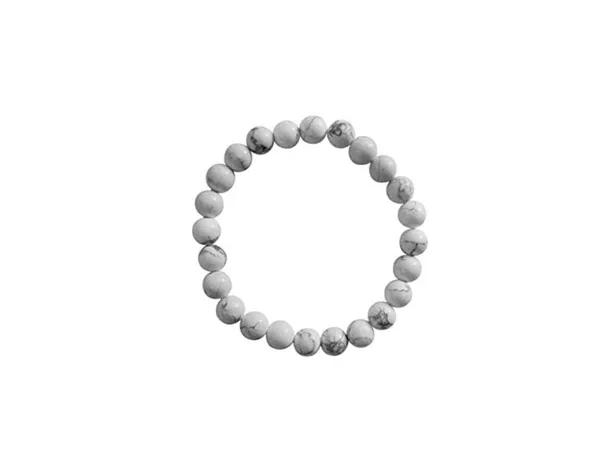 White_Crystal_Howlite_Marbled_Beaded_Bracelet_For_Unisex