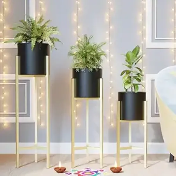 Modern_Metal_Plant_Stand_Gold_Decorative_Planters_With_Stands_Indoor_Outdoor_Home_Decor_Black_Set_Of_3