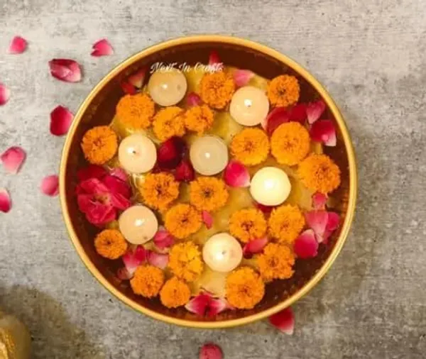 Decorative_Brass_Urli_Bowl_With_Floating_Candles_And_Marigold_Flowers_Traditional_Indian_Home_Decor_Gold