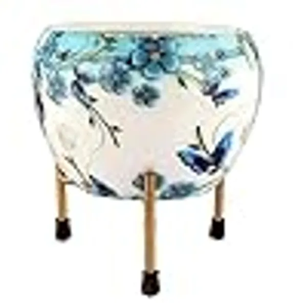 Decorative_Ceramic_Flower_Pot_With_Metal_Stand_6_Inch_Printed_Indoor_Planter_For_Home_Office_Modern_Tabletop_Plant_Holder_Succulent_Bonsai_Pot_White