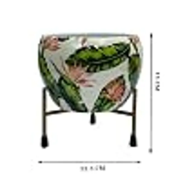 Decorative_Ceramic_Flower_Pot_With_Metal_Stand_6_Inch_Printed_Indoor_Planter_For_Home_Office_Modern_Tabletop_Plant_Holder_Succulent_Bonsai_Pot_White_And_Green