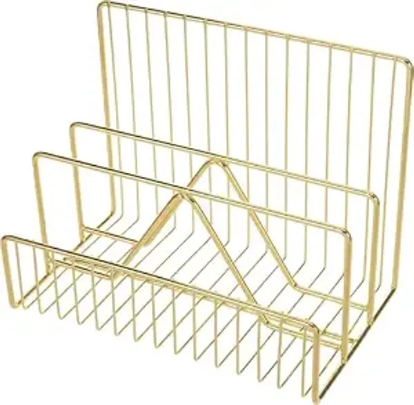 Alfhome_Premium_Metal_Magazine_Holder_File_Organizer_Geometric_Wire_Desktop_Sorter_Wall_Mounted_Rack_For_Office_Home_Desk_Books_And_Documents_Gold_Multi_Slot_Desktop_Sorter