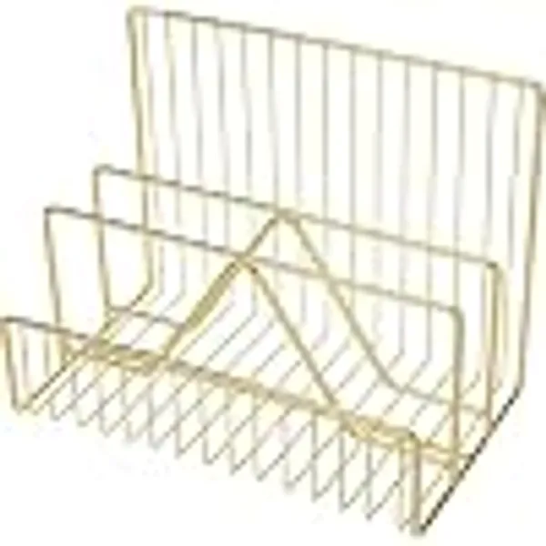 Alfhome_Premium_Metal_Magazine_Holder_File_Organizer_Geometric_Wire_Desktop_Sorter_Wall_Mounted_Rack_For_Office_Home_Desk_Books_And_Documents_Gold_Multi_Slot_Desktop_Sorter