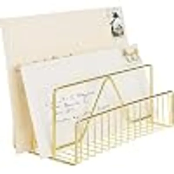 Alfhome_Premium_Metal_Magazine_Holder_File_Organizer_Geometric_Wire_Desktop_Sorter_Wall_Mounted_Rack_For_Office_Home_Desk_Books_And_Documents_Gold_Multi_Slot_Desktop_Sorter