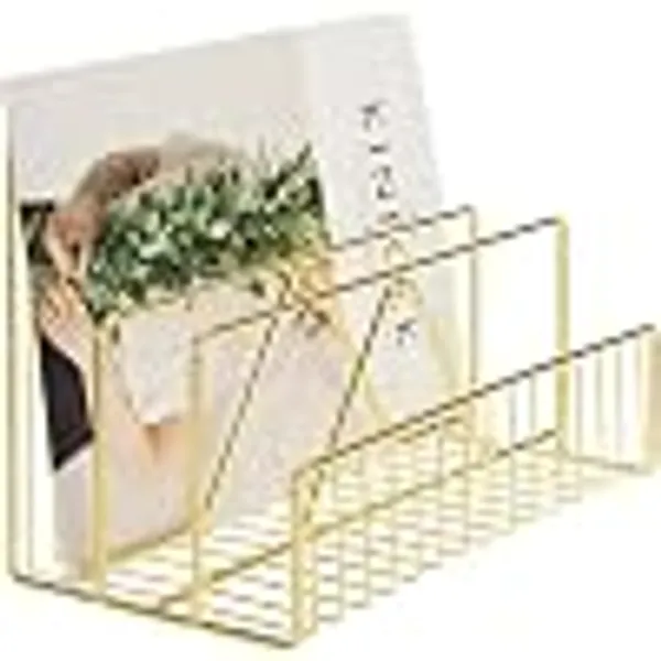 Alfhome_Premium_Metal_Magazine_Holder_File_Organizer_Geometric_Wire_Desktop_Sorter_Wall_Mounted_Rack_For_Office_Home_Desk_Books_And_Documents_Gold_Multi_Slot_Desktop_Sorter
