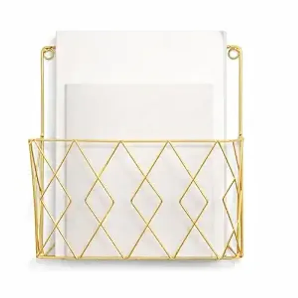 Alfhome_Premium_Metal_Magazine_Holder_File_Organizer_Geometric_Wire_Desktop_Sorter_Wall_Mounted_Rack_For_Office_Home_Desk_Books_And_Documents_Gold_Diamond_Wall_File_Rack