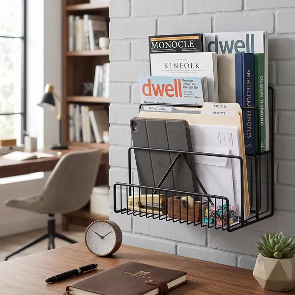 Alfhome_Premium_Metal_Magazine_Holder_File_Organizer_Geometric_Wire_Desktop_Sorter_Wall_Mounted_Rack_For_Office_Home_Desk_Books_And_Documents_Black_Multi_Slot_Desktop_Sorter