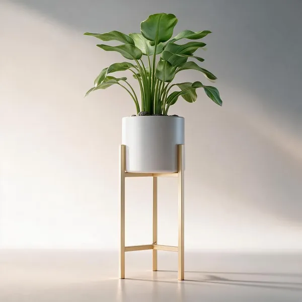 Iron_Modern_White_Plant_Stand_Set_Of_3
