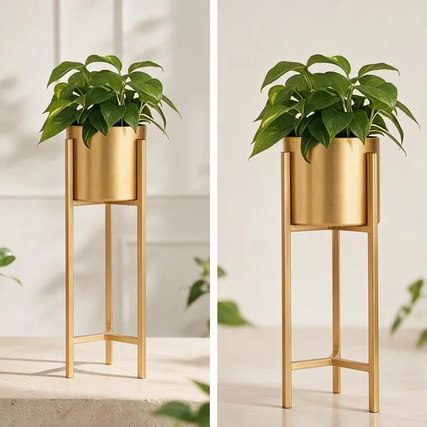Iron_Modern_Gold_Plant_Stand_With_Pots_Set_Of_3