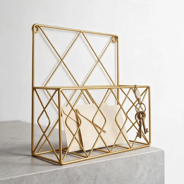 Iron_Modern_Geometric_Diamond_Golden_Wall_Basket