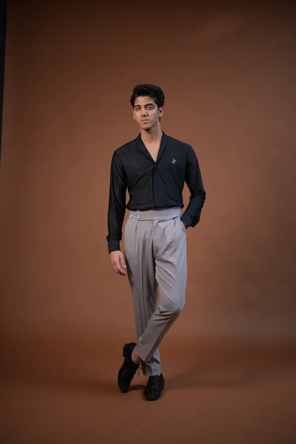 The_Prestige_Shawl_Collar_Shirt_Black