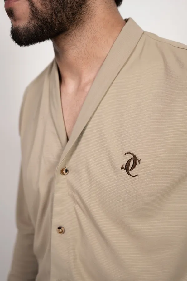 The_Prestige_Shawl_Collar_Shirt_Beige