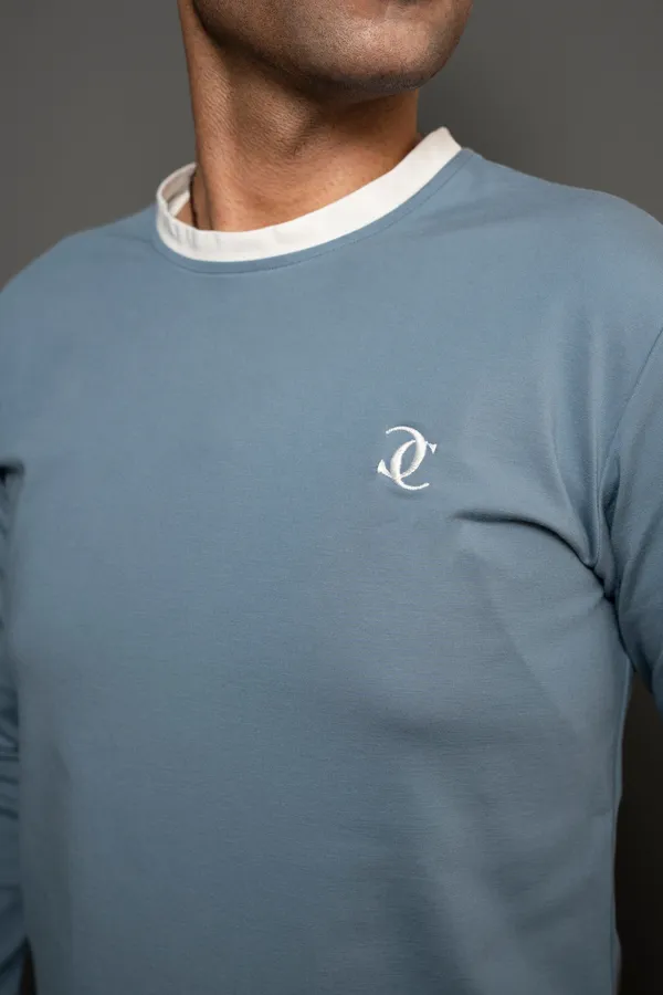 The_Staple_Crew_Neck_T_Shirt_Stone_Blue