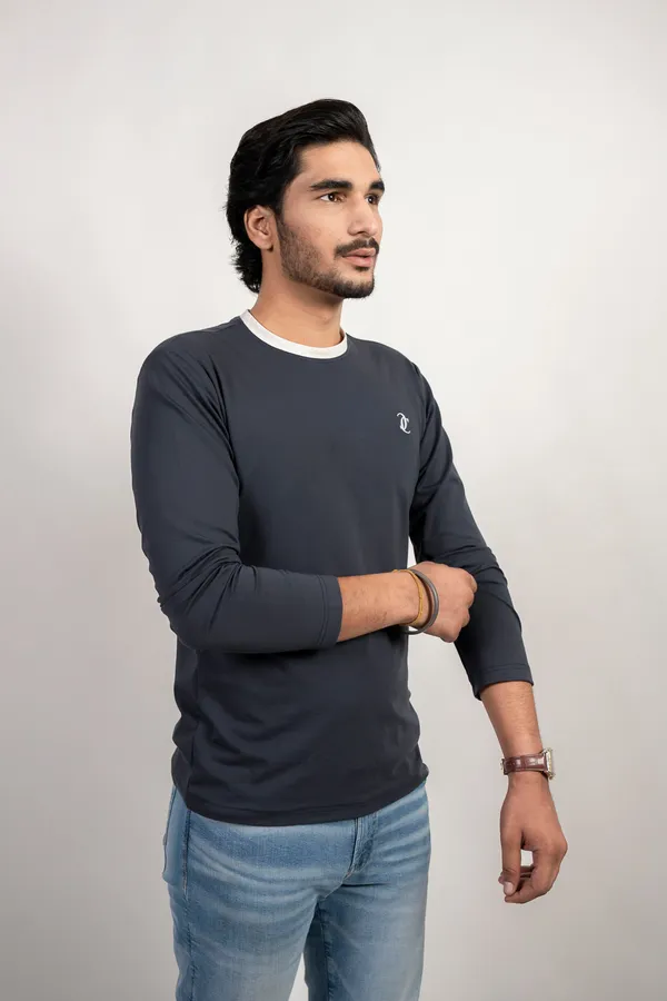 The_Staple_Crew_Neck_T_Shirt_Dark_Grey