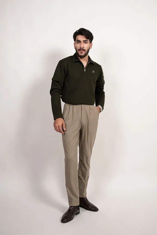 Elite_Zipper_Polo_Detachable_Sleeves_Dark_Olive