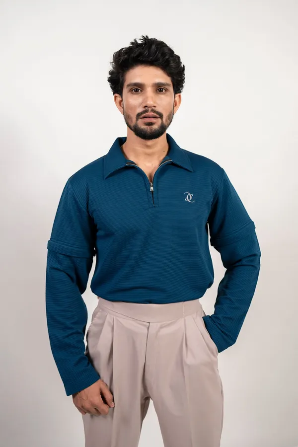 Elite_Zipper_Polo_Detachable_Sleeves_Airforce_Blue
