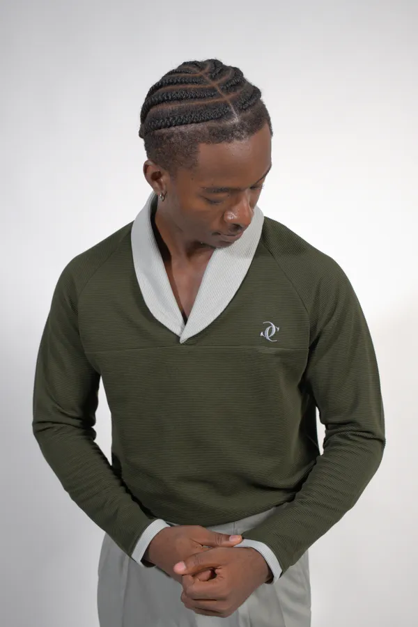 The_Signature_Shawl_Collar_T_Shirt_Dark_Olive