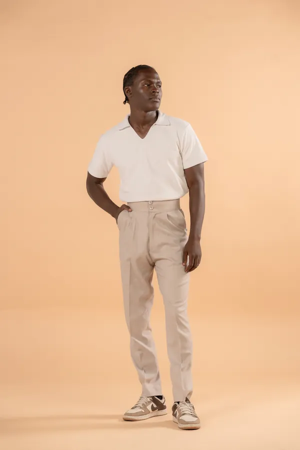 The_Easecode_V_Neck_Polo_White