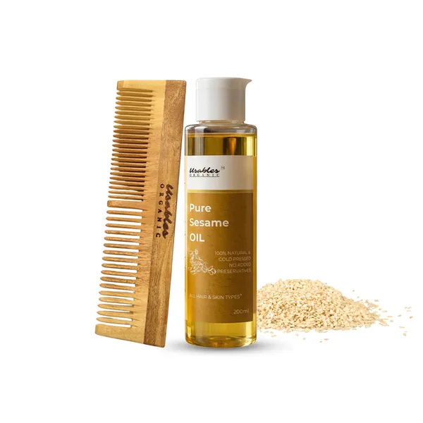 Cold_Pressed_Wood_Pressed_Sesame_Oil_200_Ml_Dual_Teeth_Neem_Comb_Healthy_Hair_Care_Duo_Default_Title