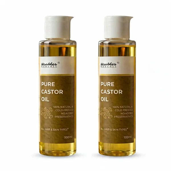 Usables_Organic_Wood_Pressed_Castor_Oil_Hair_Growth_Scalp_Care_100Ml_-_Pack_of_2
