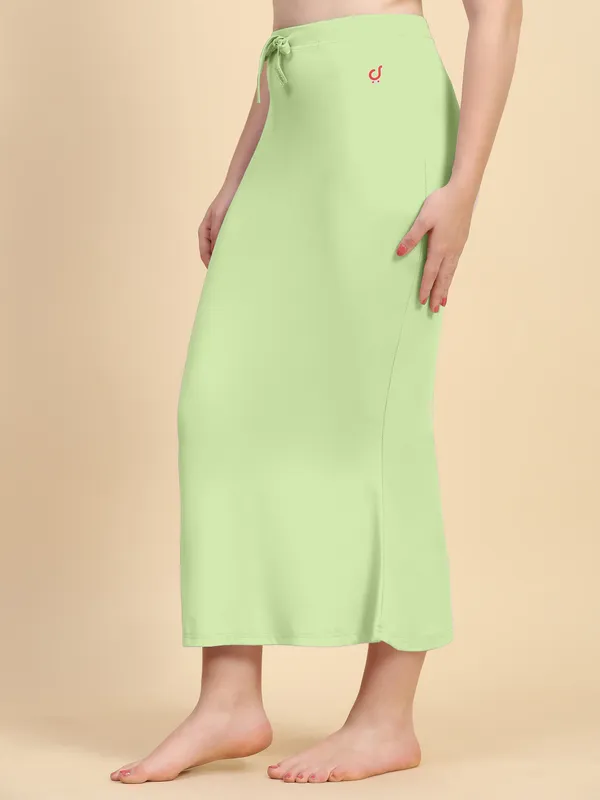 Green_Drawstring_Midi_Skirt_for_Women