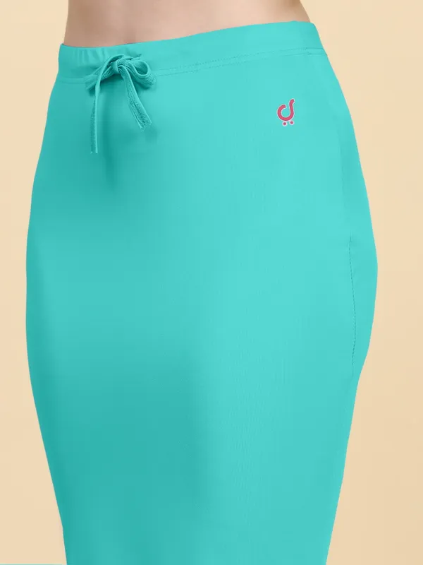Turquoise_Drawstring_Midi_Skirt_for_Women