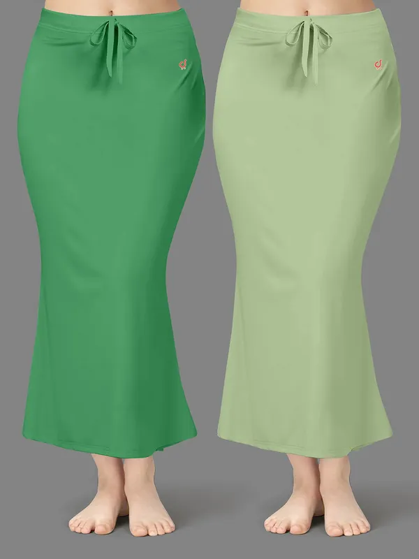 Green_Solid_Mermaid_Skirt_For_Women