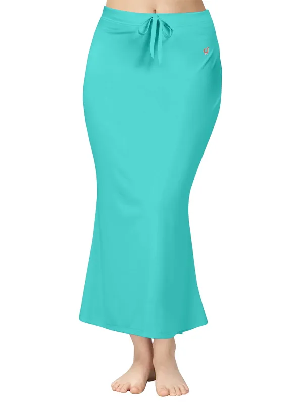 Turquoise_Drawstring_Midi_Skirt_for_Women
