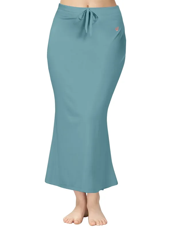 Teal_Mermaid_Midi_Skirt_for_Women