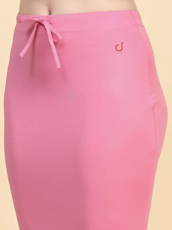 Pink_Stretch_Mermaid_Fit_Skirt_for_Women