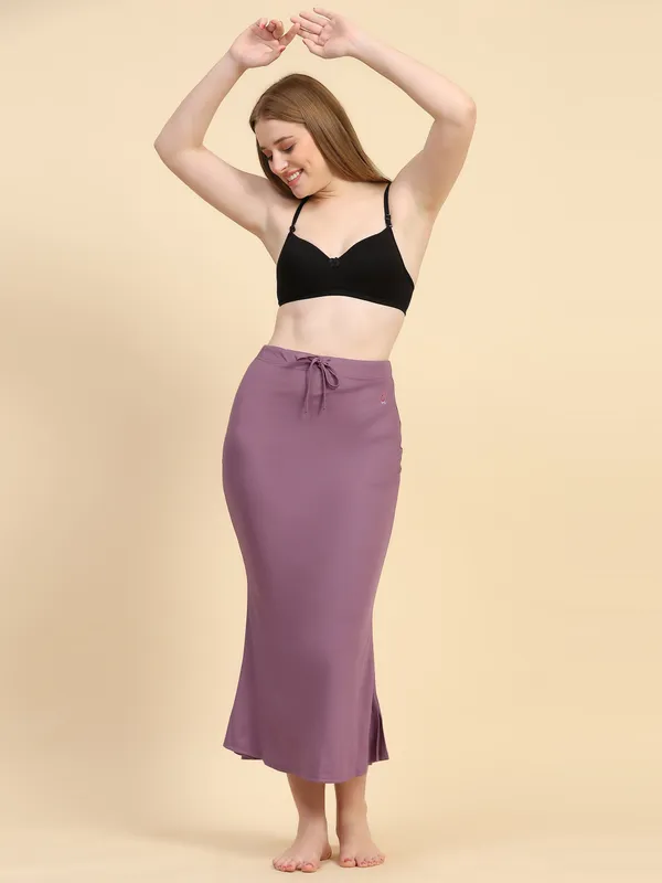 Mauve_Stretch_Mermaid_Skirt_for_Women