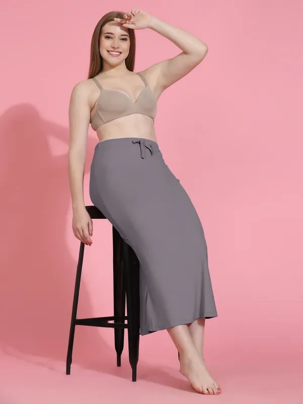 Grey_Bodycon_Midi_Skirt_for_Women
