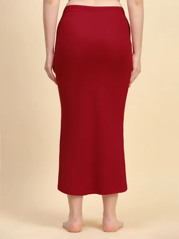 Red_Drawstring_Mermaid_Midi_Skirt_for_Women