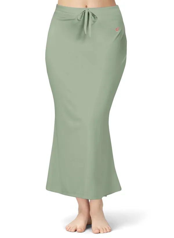 Sage_Green_Drawstring_Mermaid_Skirt_for_Women