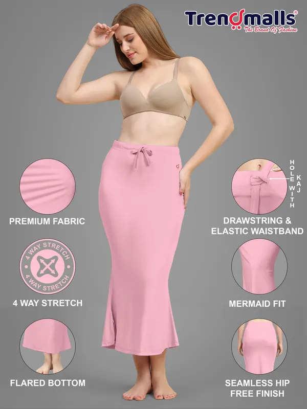 Pink_Drawstring_Midi_Skirt_for_Women
