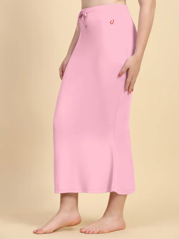 Pink_Drawstring_Midi_Skirt_for_Women