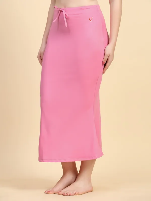 Pink_Stretch_Mermaid_Fit_Skirt_for_Women