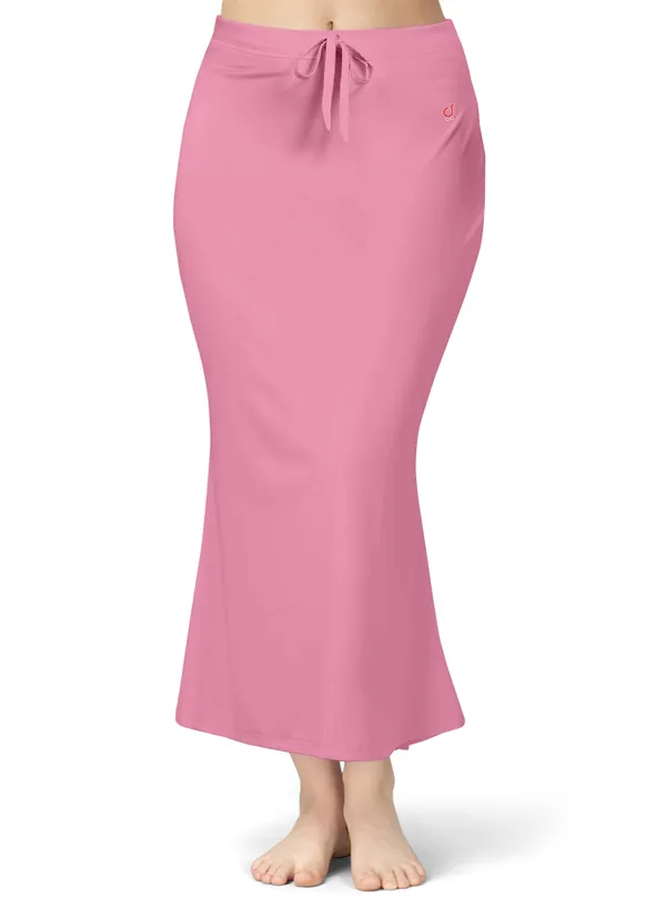Pink_Stretch_Mermaid_Fit_Skirt_for_Women