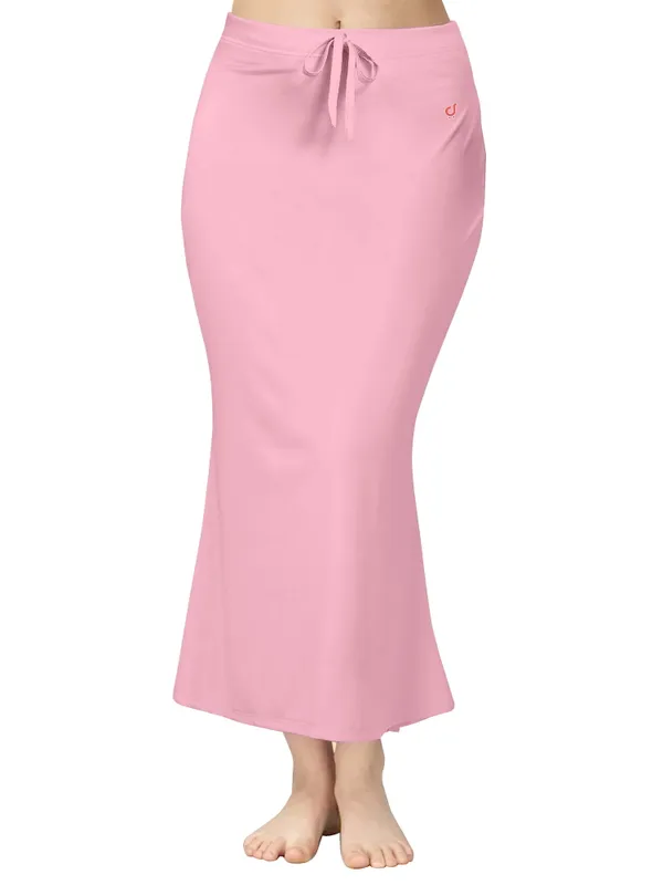 Pink_Drawstring_Midi_Skirt_for_Women