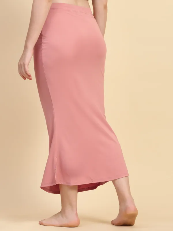 Pink_Fitted_Drawstring_Midi_Skirt_for_Women