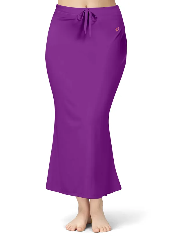 Purple_Drawstring_Fitted_Midi_Skirt_for_Women