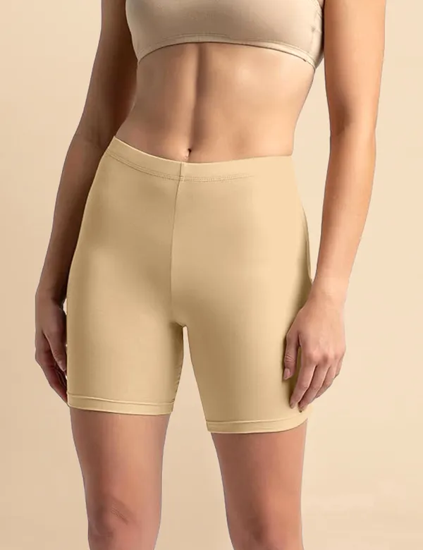 Beige_Cotton_Tummy_Tucker_Shorts_�_High_Waist_Seamless_Shapewear_Thigh_Slimmer_with_Tummy_Control