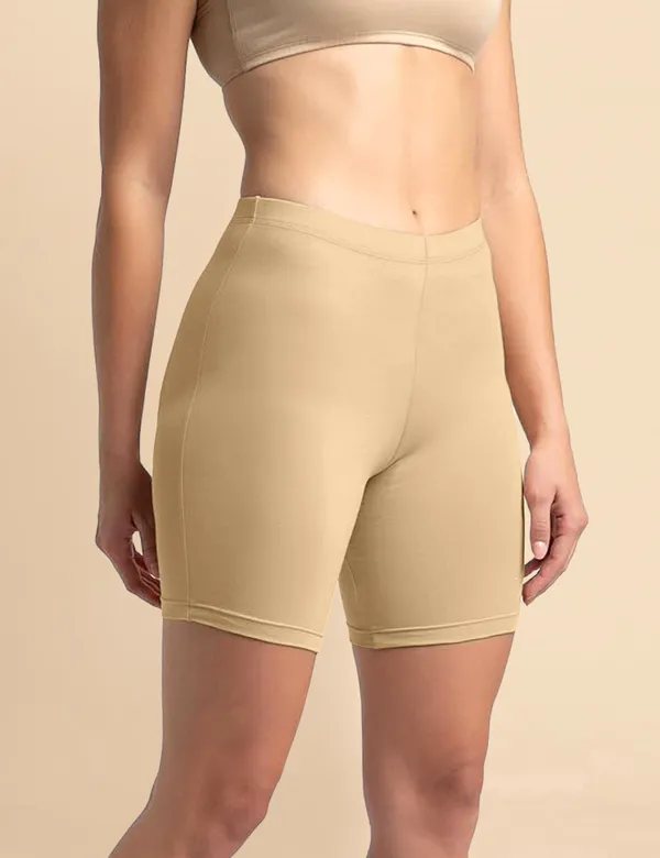 Beige_Cotton_Tummy_Tucker_Shorts_�_High_Waist_Seamless_Shapewear_Thigh_Slimmer_with_Tummy_Control