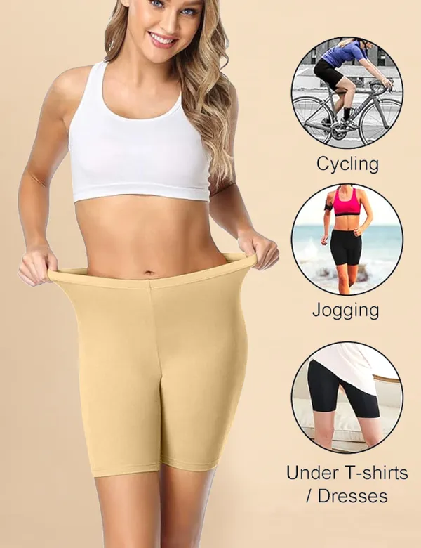 Beige_Cotton_Tummy_Tucker_Shorts_�_High_Waist_Seamless_Shapewear_Thigh_Slimmer_with_Tummy_Control