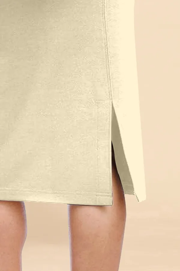 Beige_Lycra_Pencil_Skirt_�_High_Waist_Bodycon_Fit,_Stretchable_&_Sleek_Midi_Skirt