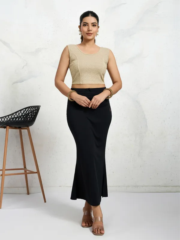 Beige_Polyester_Elastane_Zari_Stretchable_Sleeveless_Ready_to_Wear_blouse_for_women