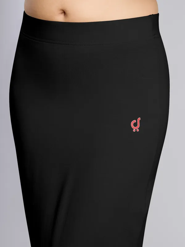 Black_Cotton_Saree_Shapewear_Petticoat_�_Stretchable_Straight_Fit,_Drawstring_Waist