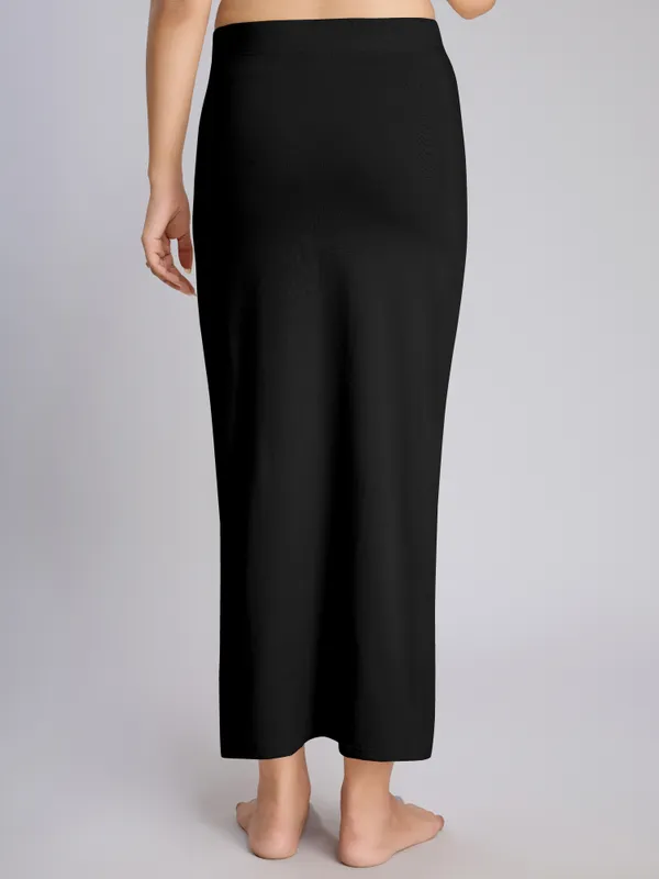 Black_Cotton_Saree_Shapewear_Petticoat_�_Stretchable_Straight_Fit,_Drawstring_Waist