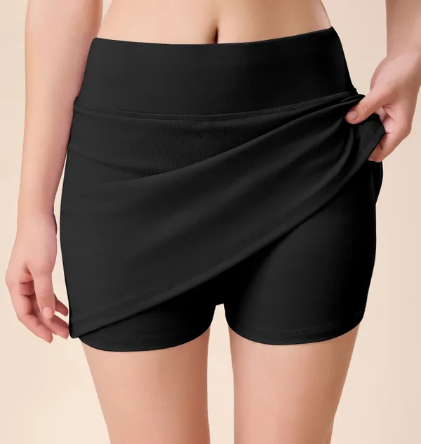Black_High_Waist_Stretch_Mini_Skirt_for_Women_|_Soft_&_Body_Fit